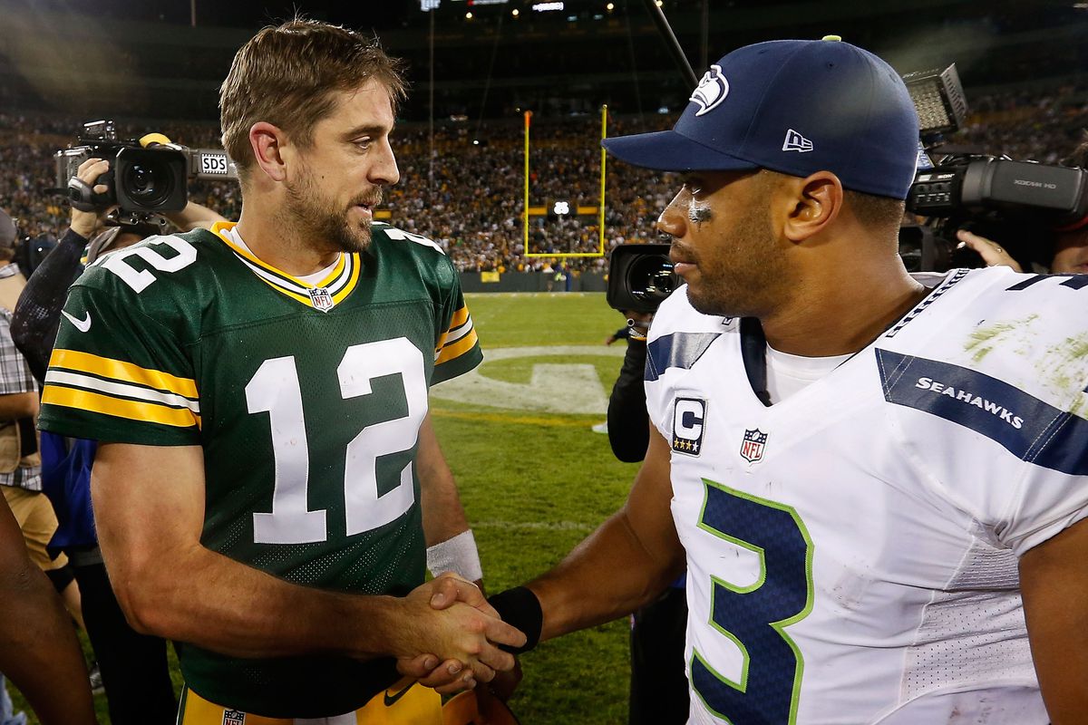 aaron rodgers russell wilson