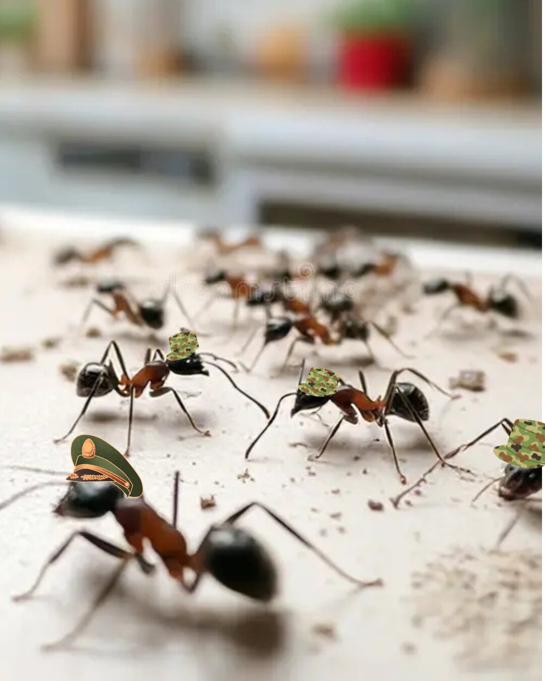 how to defeat the ants